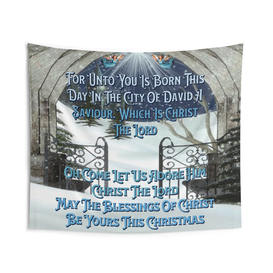 The Christmas Miracle Indoor Wall Tapestry