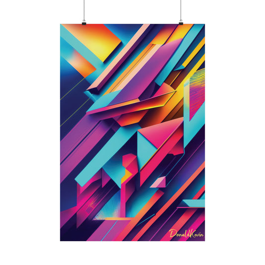 A Kaleidoscope Of Color Abstract Poster Wall Art