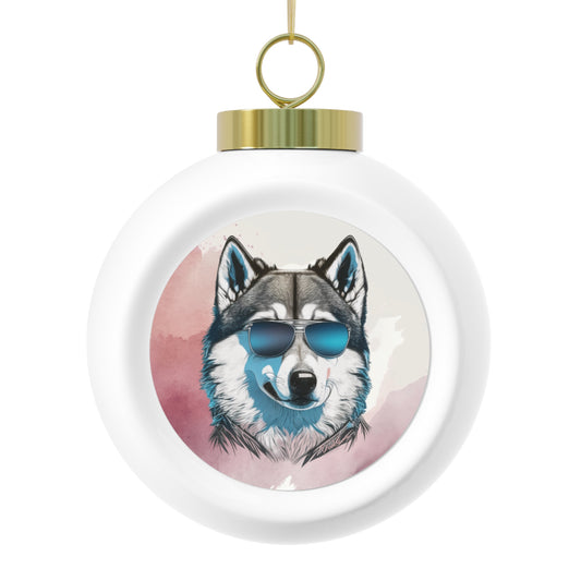 Alaskan Husky Whimsical Woofy Christmas Tree Trinket